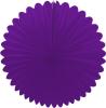 27 Inch Purple Tissue Paper Deluxe Fan (12 pcs)